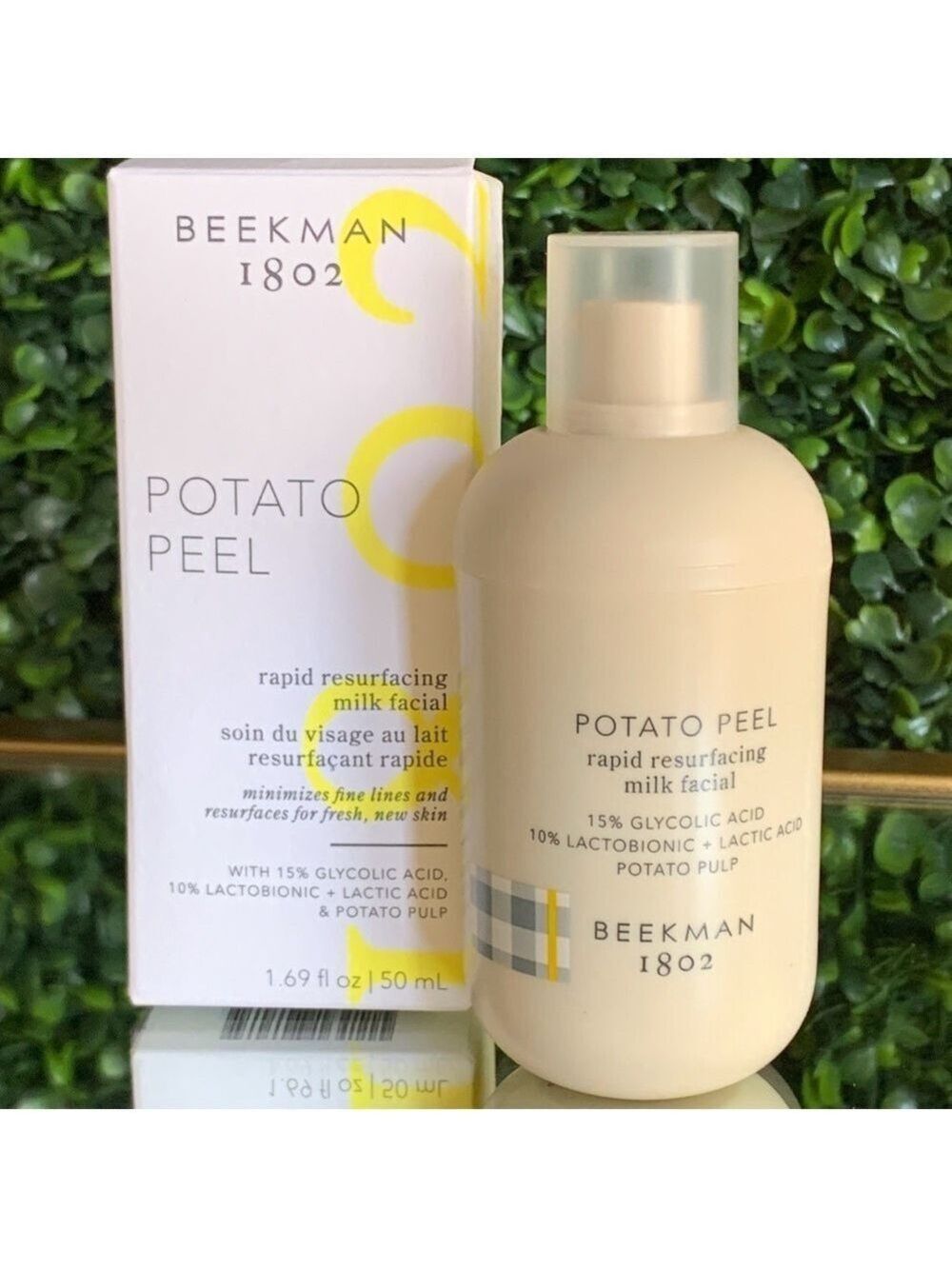 Beekman 1802 Potato Peel Rapid Resurfacing Milk Facial | NEW | Full Size